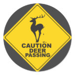 Deer Passing stickers