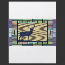 Deer Stained Glass Flyer