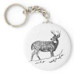 Deer / White -Tailed / Odocolileus virginian calvi keychains