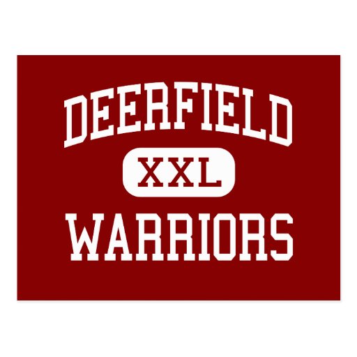 Deerfield - Warriors - High - Deerfield Illinois Post Card