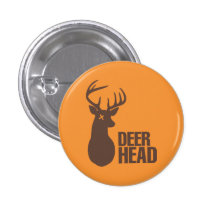 Deerhead Logo Button