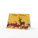 Deers First Snow Holidays cards