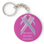 Defeat Breast Cancer Keychain