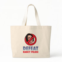 Defeat Nancy Pelosi Tote Bags