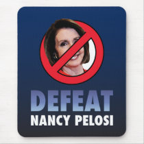 Defeat Nancy Pelosi Mousepad