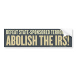 Defeat State-Sponsored Terrorism Bumper Sticker bumper stickers