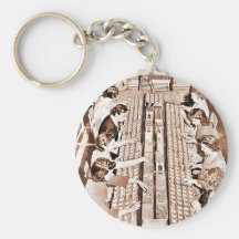 Defence Plant Assembly Line Keychains