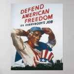Defend American Freedom Poster