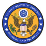 Defend And Protect 3 stickers