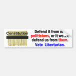 Defend The Constitution Bumper Sticker