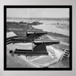 Defense Guns in Alexandria, VA 1862 Poster