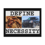 define necessity postcard