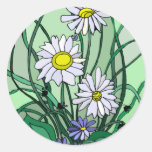Definitely Daisies Round Stickers