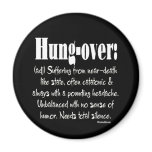 Definition Hung-over magnets