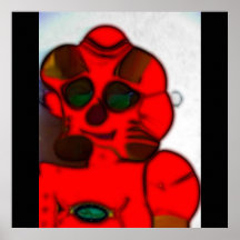 Deformed Robot Canvas Print