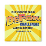 DeFox Square Magnet