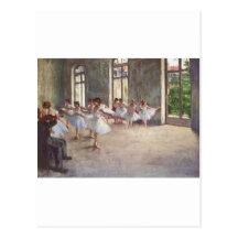 Degas Ballet Dancers Postcard