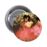 Degas Dancers in Pink Button