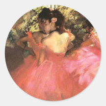 Degas Dancers in Pink Stickers