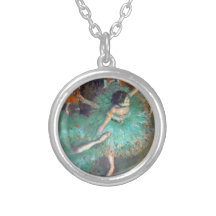 Degas - The Green Dancers Personalized Necklace