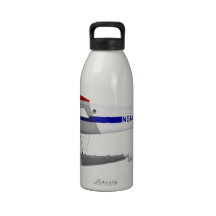 DeHavilland U-6 Beaver Floats Water Bottle