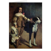 Deigo Velazquez Painting Greeting Card
