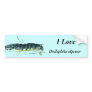 Deilephila elpenor caterpillar bumper sticker