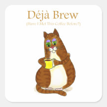 Deja Brew Sticker