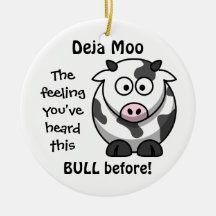 Deja Moo Ornament