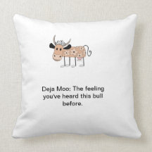 Deja Moo Pillows