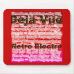 Deja Vue Retro-Electro album art mousemat mousepads