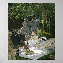Dejeuner sur l'Herbe, Chailly, 1865 Poster