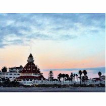 Del Coronado Sunset Photo Cut Outs