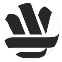 delason-ka round stickers