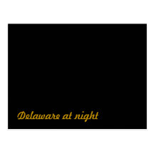 Delaware at night postcards