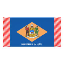 Delaware Flag Picture Card