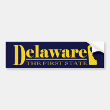 Delaware Gold Bumper Stickers