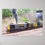 Delaware Lackawanna Railroad Company Alco RS-3s posters