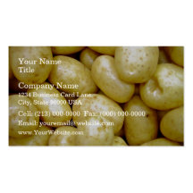 Delaware potatoe business card template