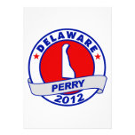 Delaware Rick Perry Personalized Invitation