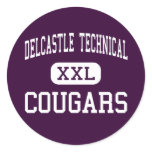 Delcastle Technical - Cougars - High - Wilmington Sticker