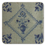 Delft Blue Tile - Vase with Flowers and Bouquet Sticker