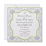 Delft Blue Toile Quatrefoil - Bridal Shower Invite