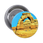 Delicate Arch At Arches National Park Pinback Button