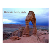 delicate arch, Delicate Arch, utah Postcard