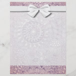 delicate floral lattice pattern II Full Color Flyer
