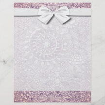 delicate floral lattice pattern II Full Color Flyer