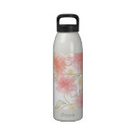 Delicate flower reusable water bottles
