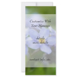 Delicate Forget Me Not Flowers Custom Rack Card