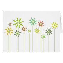 Delicate Garden Flowers cards